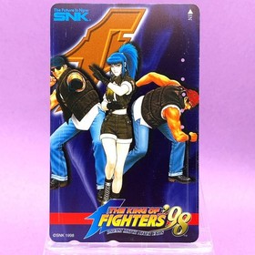 The King of Fighters 98 Phone Card Leona Ralf Clark SNK Neo Geo Fighting Game Jp