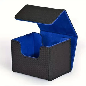 Caja cartas Magic. Color negro y azul, nueva. - Imagen 1 de 1