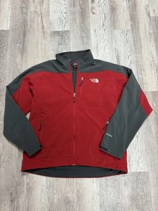 North Face Jacket Mens XL Gray &Red  Zip Apex Bionic Softshell Outdoors Hiking - Picture 1 of 6