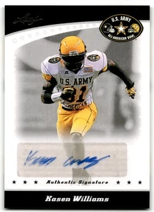 Leaf Army All-American Bowl 2011 #BA-KW1 Kasen Williams automático - Imagen 1 de 2