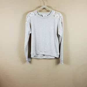 Aeropostale Lace Back Crewneck Sweatshirt Size S - Picture 1 of 11