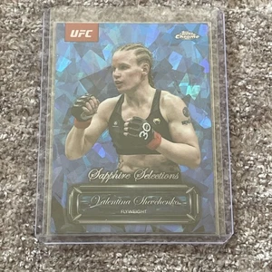 2025 Topps Chrome Sapphire UFC - Sapphire Selections - Valentina Shevchenko - Picture 1 of 2