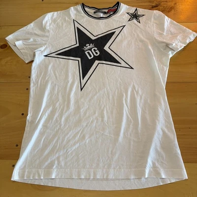 Футболка Dolce Gabbana DG Millennials Star размер 50 с пятнами - Изображение 1 из 4