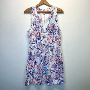 LILLY PULITZER Gabby Shell Me About It ärmelloses Tunika Kleid Größe L - Bild 1 von 7