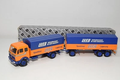 B71 1:50 CONRAD 3013 MERCEDES-BENZ TRUCK + RIMORCHIO LUEG CUSCINETTO DI INOLT... - Immagine 1 di 4