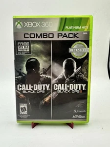 Call of Duty: Black Ops 1 & 2 (Microsoft Xbox 360, 2015) Cib - Picture 1 of 3