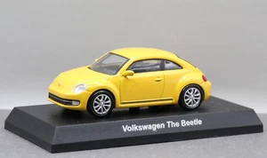 Kyosho 1/64 Volkswagen Collection 2 The Beetle Fusca Maggiolino 2013 A5 Yellow - Picture 1 of 4