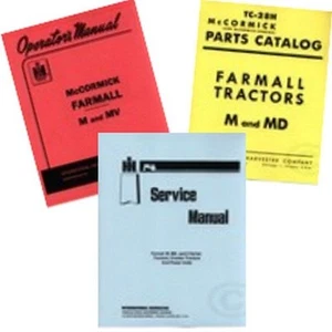 International Farmall M MV Tractor Service Operator Owners Parts 3 Manual Set - Picture 1 of 1