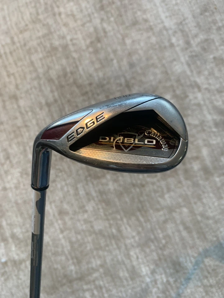 Nuevo agarre Callaway Diablo Edge Wedge Sand SW grafito damas zurdos Foto 1 de 4