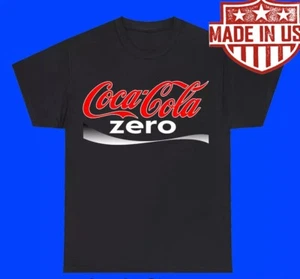 Coca Cola Zero Men's Black Size S to 5XL T-Shirt - Picture 1 of 7