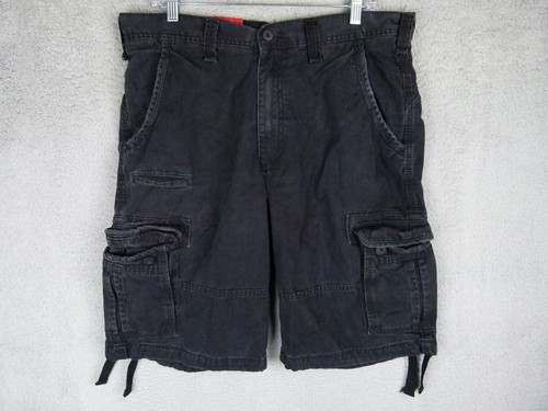 Jordan Craig pantaloncino cargo uomo 34x11 cotone nero