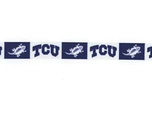 TCU Texas Christian University gehörnte Frösche 7/8" Ripsband - Bild 1 von 1
