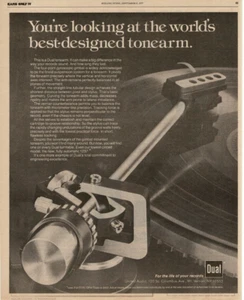 1977 Dual Plattenspieler Tonarm Stereo HiFi Vintage Print Ad - Bild 1 von 1
