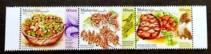 Malaysia Exotic Food 2019 Cuisine Insect (setenant strip) MNH *unissued - Picture 1 of 5