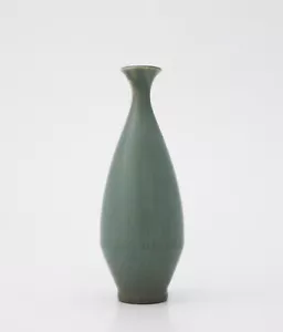 A GREEN / GRAY VASE - BERNDT FRIBERG - GUSTAVSBERG - 1967 - Picture 1 of 12