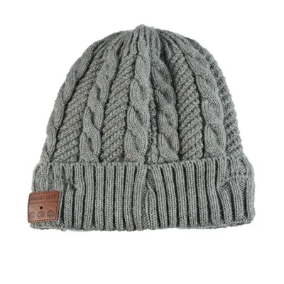 Wireless Bluetooth Beanie Unisex Winter Hat Outdoor Sport Music Earphones Mic - Image 1 of 4