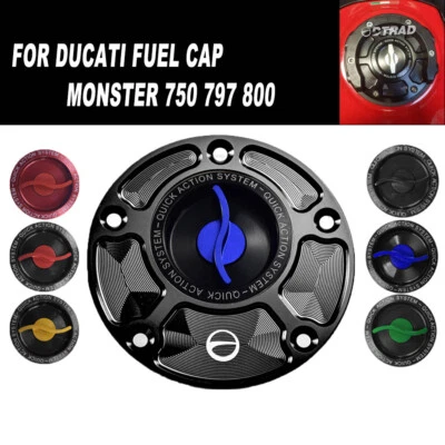 适用于杜卡蒂燃料罐帽 MONSTER 750 1996 - 2001 797 2017 - 2021 800 2003 - 2005 — 第 1/4 张图片
