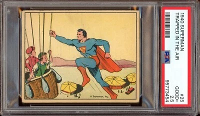 1940 Superman #25 Trapped In The Air PSA 2.5 - Image 1 of 2