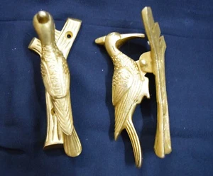 Bird Theme Woodpecker Shape Decorative Door Knocker Handmade Brass Gift VR695 - Picture 1 of 8
