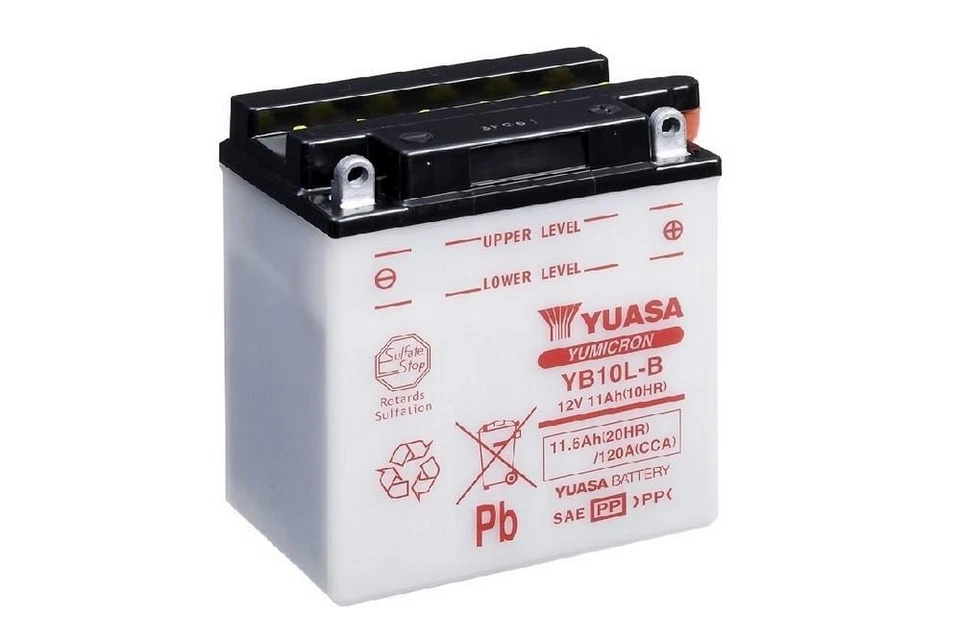 BATTERIA MOTO ORIGINALE YUASA YB10L-B 12V 11,6AH 135X90X145MM  - Immagine 1 di 1