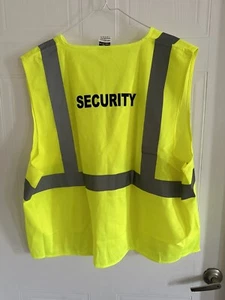 Chaleco de Seguridad 4 Reflectantes con 2 Bolsillos Alta Visibilidad Rayas Seguridad, 2xL - Imagen 1 de 5