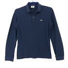 LACOSTE Men Slim Fit Long Sleeve Casual Rugby Shirt Size XS - 2
