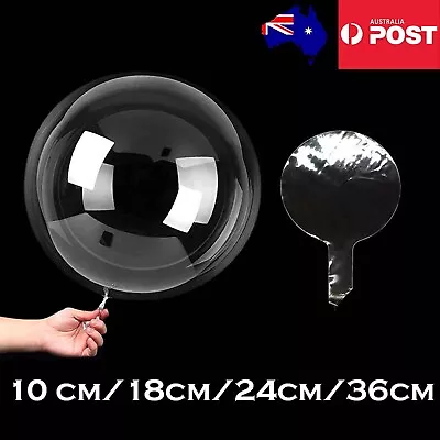 Clear Round Giant Jumbo Large Bubble BOBO Balloon Birthday Party Wedding 90CM - image 1 of 4