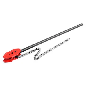 50"/ 64" Pipe Chain Wrench Steel Ratcheting Wrench 40"/55" Chain 22000/31000 lbs - Picture 1 of 14