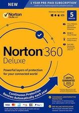 Norton 360 Deluxe 2020 5 dispositivi 5 PC 1 anno PC MAC Internet Security 2020