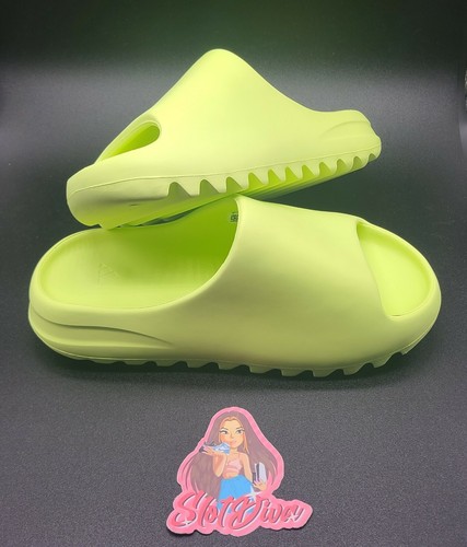 Adidas Yeezy Slide verde brillante GX6138 taglia 5 6 e 12 ✅ SPEDIZIONE VELOCE