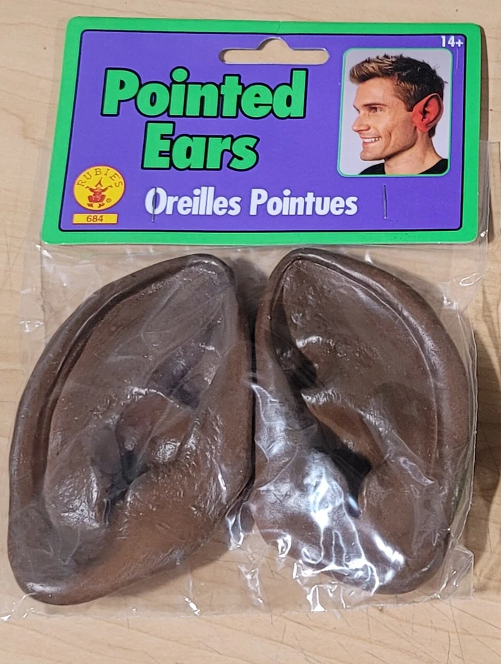 Cosplay orejas puntiagudas marrón o verde elfo ogro Foto 1 de 1