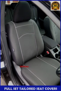 Eco-Leather Tailored Full Set Seat Covers Mitsubishi Outlander Mk3 2015- onwards - Picture 1 of 12