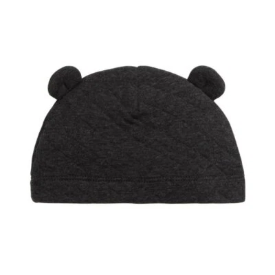 Sombrero recién nacido First Impressions con orejas negro brezo 0-6 meses nuevo con etiquetas $13 Foto 1 de 4