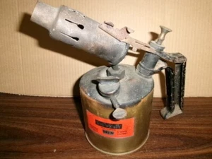 Vintage Brass Sievert 543N Blow Torch ~1. 3/4 Pint (Sweden) As Found. - Picture 1 of 16
