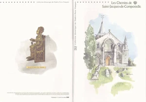 Document Philatélique 1er Jour : 08 2013 - Chemins St Jacques de Compostelle - Picture 1 of 2