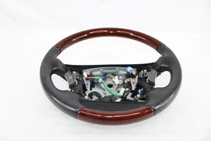 2007-2012 LEXUS LS460 LS460L LS600H - HEATED STEERING WHEEL BLACK LEATHER WOOD - Bild 1 von 17
