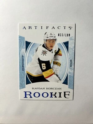 Kaedan Korczak Upper Deck Artifacts Rookie 022/199 - Image 1 of 2