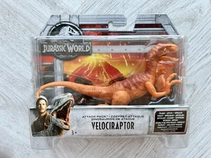 Jurassic World Attack Pack Velociraptor Mattel Figur Brandneu & Versiegelt - Bild 1 von 2