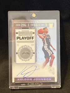 Keldon Johnson 2019-20 Contenders Rookie Playoff Ticket RC Auto /99  - Bild 1 von 3