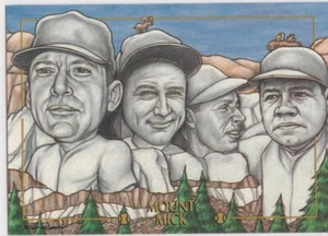 NUEVOS YORK YANKEES Béisbol MICKEY MANTLE BABE RUTH GEHRIG DIAMGGIO Cartones RARO - Imagen 1 de 2