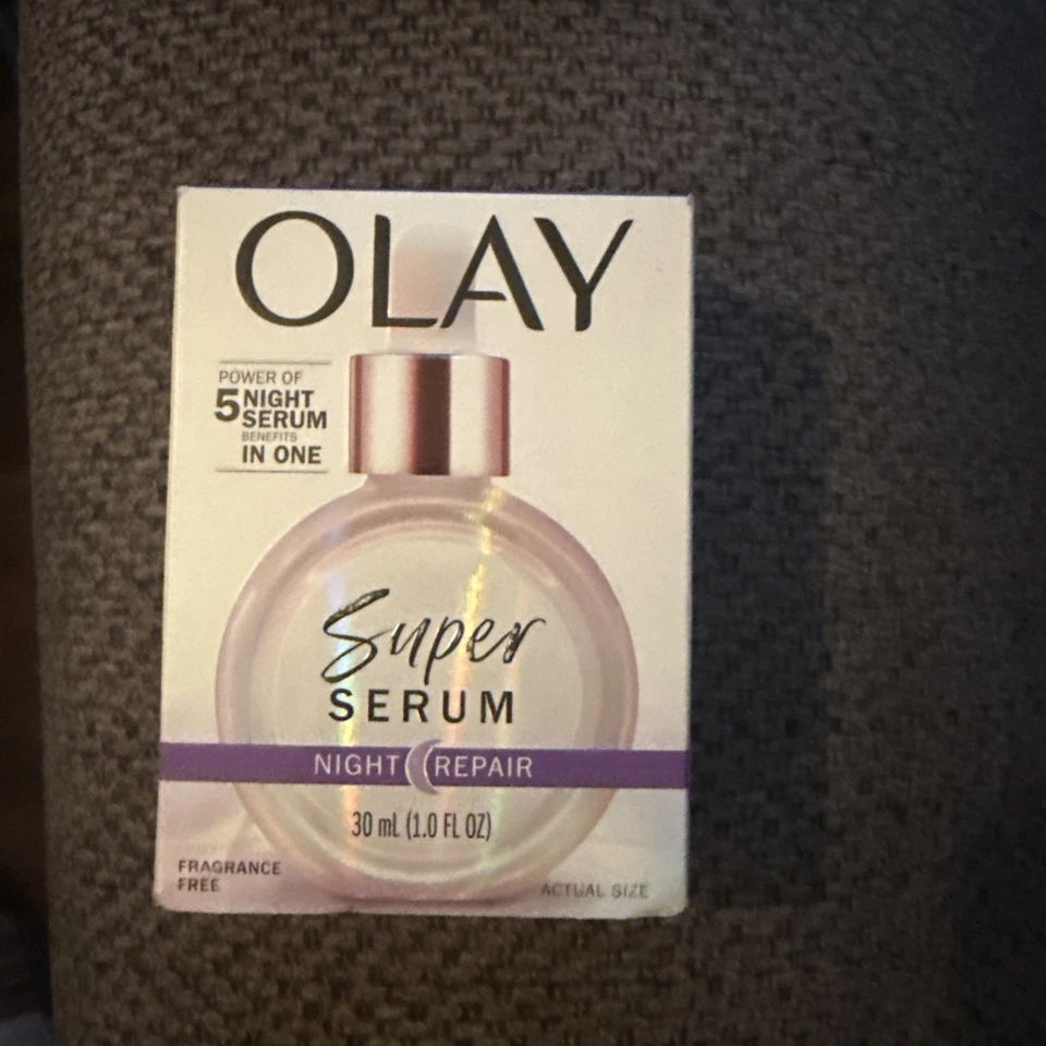 Olay Super Serum Night Repair Face Serum - Fragrance Free - 1.0 fl oz - Image 1 of 1