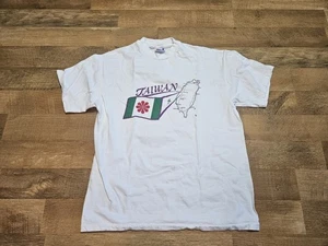 vintage 90's TAIWAN size large t-shirt made in USA EXCELLENT CONDITION BEEFY-T - Picture 1 of 7
