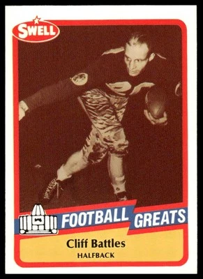 1989 Swell Greats #63 Cliff Battles Boston Braves - Image 1 of 2