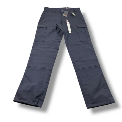 Calça cargo Ripstop 724 azul marinho escura masculina 34x36 nova com etiquetas 5.11 Tactical Flex-Tac TDU - Imagem 1 de 4