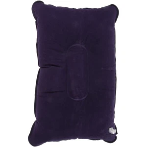 Cojín de almohada inflable para exteriores para almohadas de viaje playa flocado - Imagen 1 de 12