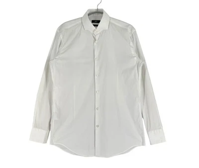 Hugo Boss Uomo Jason Slim Fit Stretch Camicia Taglia M - 39 - 15 1/2 - Immagine 1 di 4