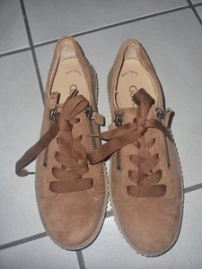 Tolle Gabor Sneakers Damenschuhe Halbschuhe Freizeitschuhe Gr.38 UK5 Braun Neu - Bild 1 von 8