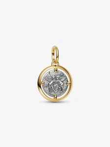 Charm Pandora Medallion Cupido Amor Fati 764088C01 Argento Talismani Pendente - Foto 1 di 3