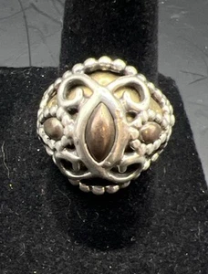 Carolyn Pollack Relies Ring Sterling Silver 925 Brass Copper Size 7 NWOT Western - Picture 1 of 10