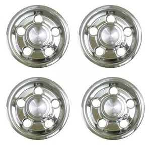 New 1966-1968 Pontiac GTO & Firebird Rallye Rally 1 Center Caps Set 4 Polished - Picture 1 of 4